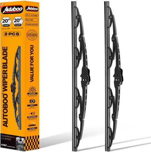 Vista 11 de AUTOBOO Limpiaparabrisas de repuesto de 13 + 13 pulgadas para limpiaparabrisas delantero Jeep Wrangler TJ 1997 1998 1999 2000 2001 2002 2003 2004