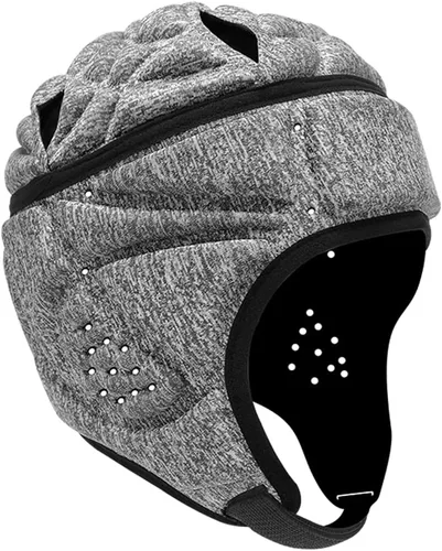 Vista 8 de Casco de rugby acolchado protector suave para hockey fútbol fútbol portero for Hockey, 7v7 Flag Football, Soccer Goalie