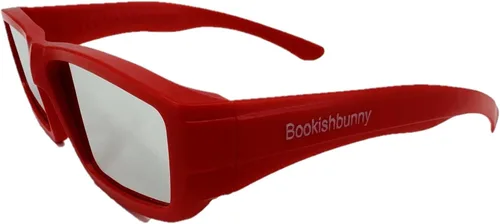 Vista 6 de Bookishbunny 5 pares de anteojos de plástico para visión del sol con certificación ISO, color rojo, tamaño adulto (negro + rojo)