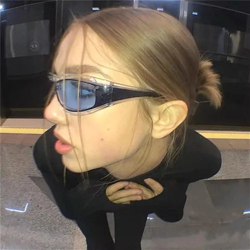 Vista 3 de GIFIORE Gafas de sol deportivas envolventes de moda, gafas de sol retro para mujeres y hombres