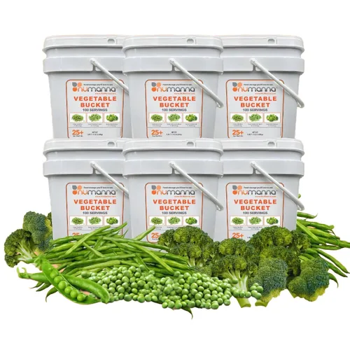 Vista 9 de Numanna Cubo de frutas liofilizadas – 100 porciones, 2 libras Manzanas, plátanos y fresas Snack saludable para uso diario, comidas de emergencia