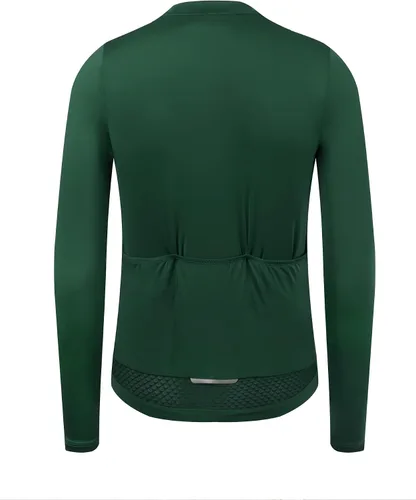 Vista 2 de Camiseta de ciclismo de manga larga para hombre, con bolsillo con cremallera, ligera, Aero Race Fit Pro Road Bike, UPF 50+