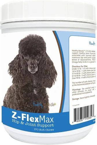 Vista 22 de Healthy Breeds Afghan Hound Z-Flex Max - Masticables suaves para cadera y articulaciones, 100