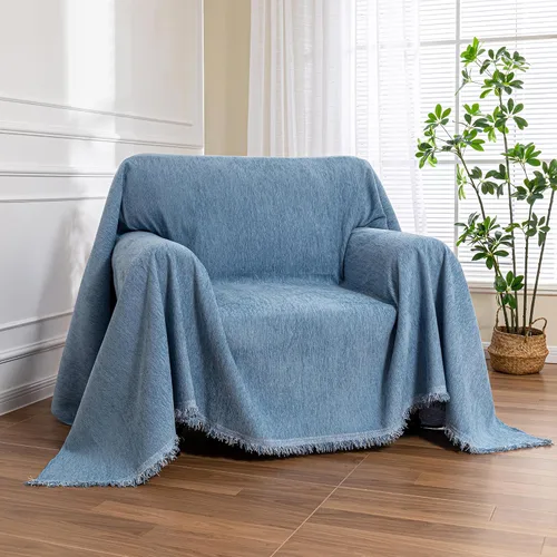Vista 58 de MEETSKY Funda para Sofá Funda de Sofá Lavable Funda para Sofá de Dos Plazas Fundas Individuales de Chenilla para Sofá Sala de Estar Perros Protector