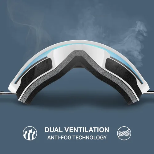 Vista 7 de Wildhorn Cristo - Gafas de esquí para hombre y mujer, 100% UV, antivaho OTG, gafas de snowboard, proveedor oficial del equipo de esquí de EE. UU.