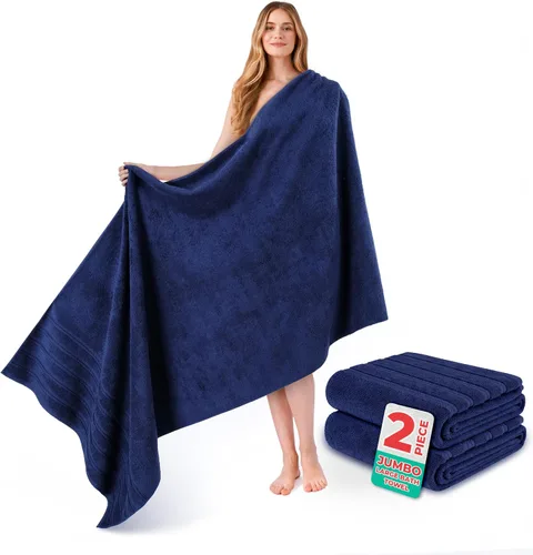 Vista 15 de American Soft Linen 100% Cotton Luxury Turkish Towels, 2PC 35x70 Bath Sheet