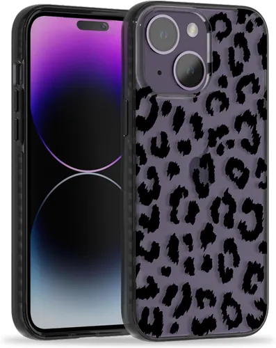 Vista 49 de SCORPIFY Funda para iPhone 15 Pro [Compatible con MagSafe] con Diseño de Estampado de Leopardo Guepardo Negro Mate, Linda Funda Magnética