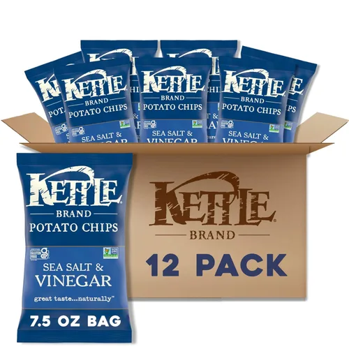 Vista 19 de Kettle Brand Papas Fritas, Backyard Barbeque Kettle Chips, Bolsa de Aperitivos, 1.5 Oz