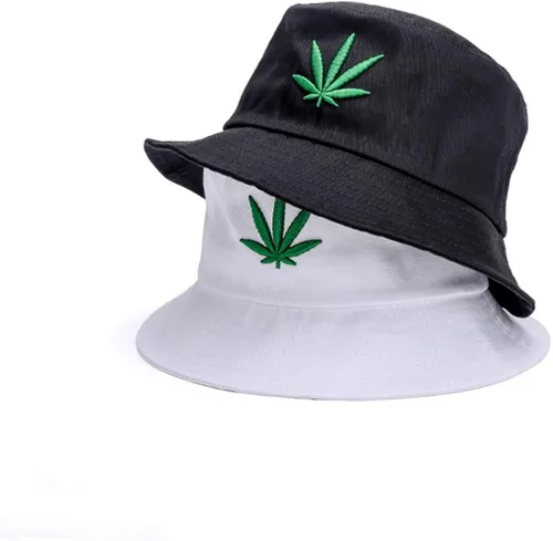 Vista 4 de Sombrero de marihuanahierba con protección solar, gorra de pesca plegable (tamaño 7-7 14), talla única