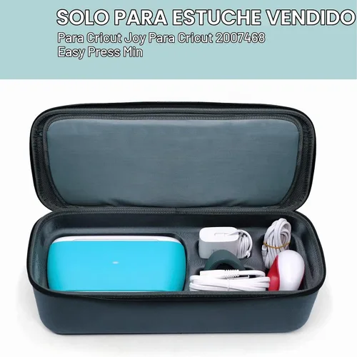 Vista 3 de Estuche rígido de viaje para Cricut Joy, fundas de transporte para Cricut Easy Press Mini con 3 alfombrillas de corte, bolsa de almacenamiento