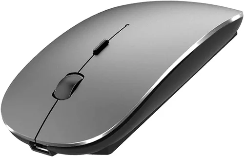 Vista 10 de KLO Mouse Bluetooth recargable para MacBook/MacBook Air/Pro/iPad, mouse inalámbrico para portátil/notebook/PC/iPad/Chromebook (Oro)