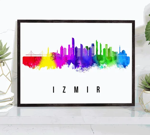 Vista 40 de Póster de Kazan Skyline Rusia, pintura de paisaje urbano de Kazan, póster de Rusia, paisaje urbano de Kazán y estampado de monumentos, arte de pared