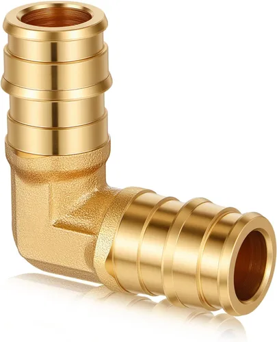 Vista 8 de 1 "X 1" Codo de 90 grados Pex A Accesorios de expansión Accesorios de latón Herramienta de crimpado Pex para conexión de tubería de tubería, ASTM