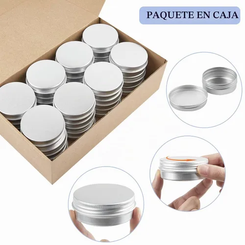 Vista 5 de TUZAZO Paquete de 24 latas de aluminio, contenedor de metal de 2 onzas