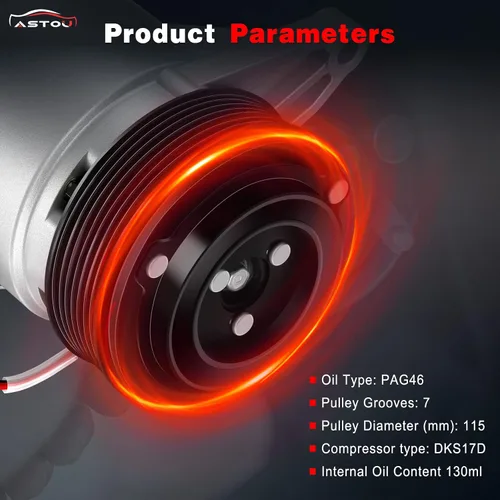 Vista 3 de Compresor de CA compatible con 3.5L para Nissan para Maxima para Pathfinder para Murano para Quest 2009-2015 Compresor de aire acondicionado