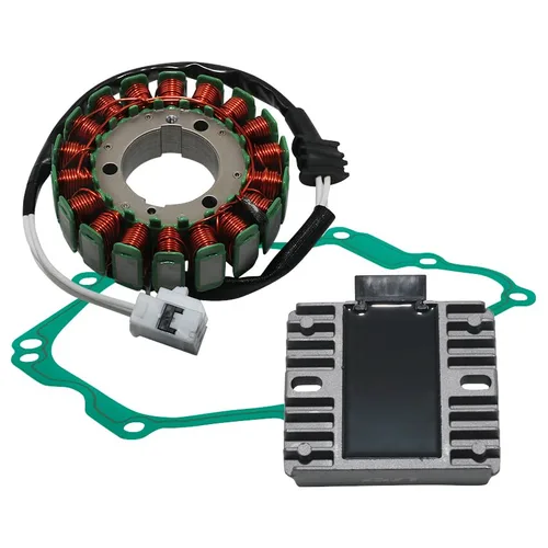 Vista 4 de Junta de estator rectificador de bobina de estator para Yamaha FZ6 FZ6R, XJ6 XJ6F Diversion F, XJ6 XJ6FA Diversion F, XJ6 XJ6N XJ6-N desnudo, XJ6