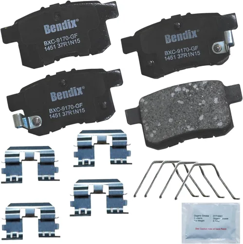 Vista 272 de Bendix Priority1 CFC154 - Juego de pastillas de freno de disco para Avanti II, Century, LeSabre, Regal, Riviera, chasis comercial, DeVille