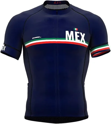 Vista 9 de Maillot Pro de ciclismo de manga corta para hombre Negro