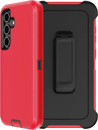 Vista 18 de Funda para Samsung Galaxy S20 FE 5G con funda de clip para cinturón, 2 protectores de pantalla, resistente grado militar, cuerpo completo, a prueba