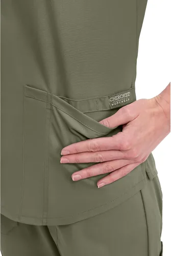 Vista 2 de CHEROKEE Workwear Profesionales cuello en V
