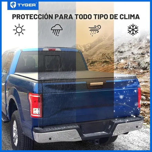 Vista 3 de Tyger Auto T1 - Funda enrollable suave para cama de camioneta, compatible con Honda Ridgeline 2017-2026 Cama de 5'4" (64") TG-BC1H9065
