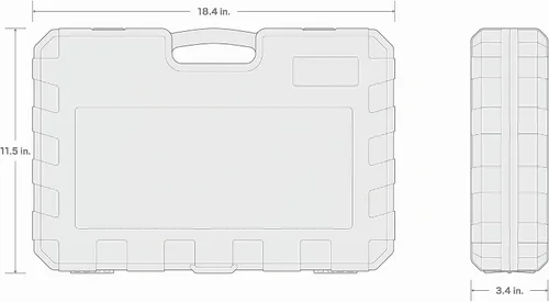 Vista 7 de TEKTON Juego de llaves de vaso y trinquete de 6 puntos, 73 piezas