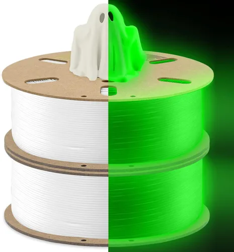 Vista 38 de DURAMIC 3D PLA Plus - Filamento de ácido poliláctico de 0.068 pulgadas para impresora 3D, color negro de 2.2 libras, 8 veces más resistente, carrete