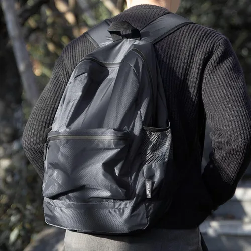 Vista 8 de pack all Mochila plegable ligera de 18L, Azul marino, Mochilas Daypack