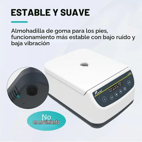Vista 8 de Máquina centrífuga de laboratorio LAB FISH 2ml/5ml/10ml/15ml/50ml Tubos de prueba de laboratorio Control de baja velocidad 500-4000r/min, Máx