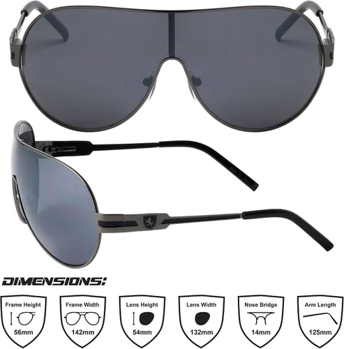 Vista 5 de Khan Indy - Gafas de sol de una pieza