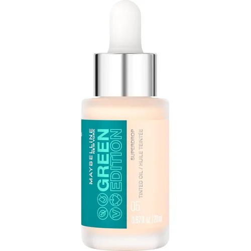Vista 22 de Maybelline Green Edition Superdrop - Base de maquillaje de base de aceite tintado, base de cobertura natural ajustable formulada con aceite de 95