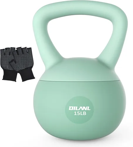 Vista 9 de Soft Kettlebell, Safe Strength Training Kettle bell, Cushioned Impact-Resistant Base and Anti-Slip Grip Weight, Kettlebells Set for Home Workouts