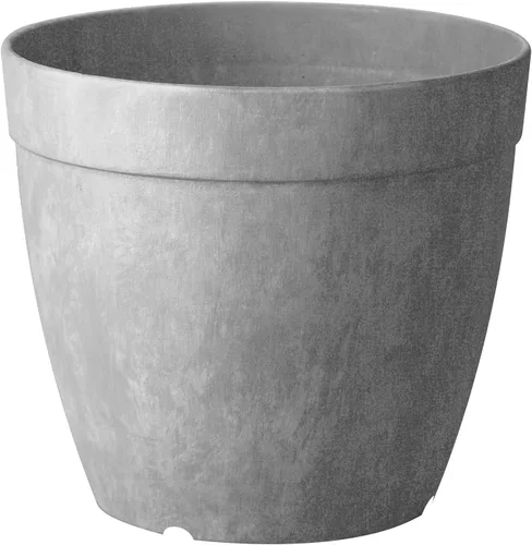 Vista 7 de Root & Vessel Maceta redonda Dolce, negra, 6 pulgadas