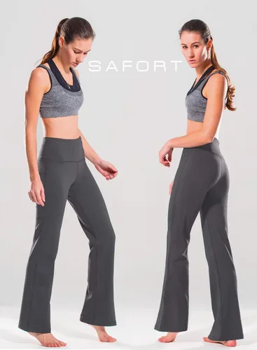 Vista 107 de Safort Pantalones de yoga con entrepierna de 28" 30" 32" 34"más amplios en la parte inferior para botas altas, 4 bolsillos, UPF50+