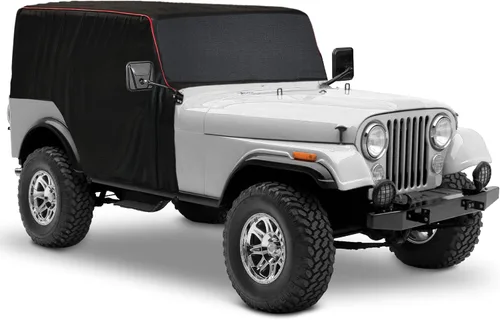Vista 10 de MZS Funda de cabina compatible con Bronco 2 puertas 2021-2026, 600D al aire libre, impermeable, Bronco cubierta 2dr con cremallera para puerta