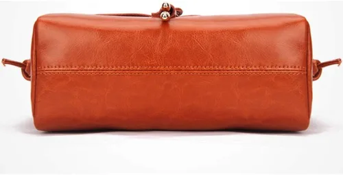 Vista 4 de JeHouze Bolso bandolera bandolera de cuero para mujer