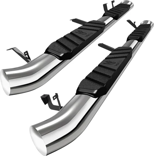 Vista 7 de Tyger Auto Estribos Rider de 3.5 pulgadas compatibles con Dodge Ram 1500 2002-2008; 2003-2009 2500 3500 Quad Cab TG-SS2D35178 Barras Nerf