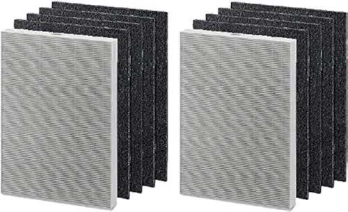 Vista 4 de Nispira Filtro de carbón activado HEPA verdadero compatible con Fellowes AeraMax 290 300 DX95 HF-300 Fellowes AP-300PH Purificador de aire. En