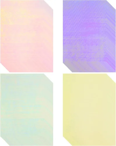 Vista 10 de Kosiz 100 hojas de cartulina holográfica metálica, cartulina brillante con purpurina iridiscente, papel de espejo iridiscente de 8.5 x 11 pulgadas