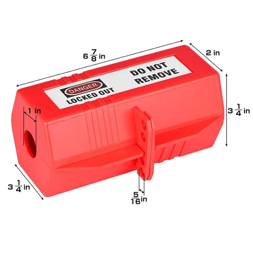 Vista 2 de RealPlus Bloqueo de enchufe para etiquetado de bloqueo, bloqueo de cable de alimentación de 110 a 220 voltios, dispositivo de bloqueo de enchufe