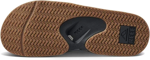 Vista 5 de REEF Fanning Slide - Sandalias para abrebotellas para hombre, soporte de arco, suela duradera, resistente al agua