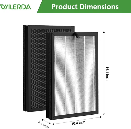 Vista 5 de Paquete de 2 filtros de repuesto H05, compatibles con HIMOX H05 Air Puri, filtro HEPA (no compatible con HIMOX H04)