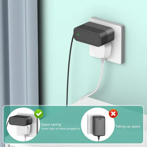 Vista 5 de Adaptador de corriente de 5V 2A para teléfono Yealink T54W, T46U, MP54, MP56, T57W, T46S, T48U, T53W Reemplazo de fuente de alimentación