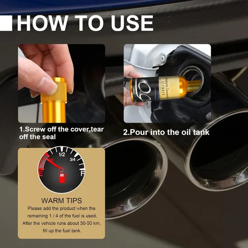 Vista 5 de Limpiador de convertidor catalítico de motor de vehículo BoostUp, limpiador de convertidor catalítico de autopartes, aditivo de combustible