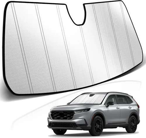 Vista 176 de KUST - Parasol plegable para parabrisas para BMW X1 E84, accesorios 2011 2012 2013 2014 2015, protector de visera de sol ajustable que bloquea