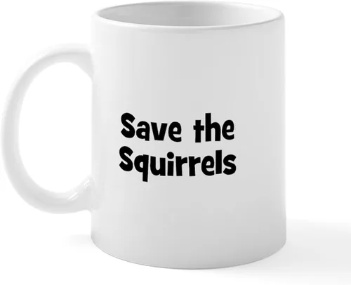 Vista 7 de CafePress Taza navideña de ardilla de 11 oz (11.0 fl oz) taza de café de cerámica