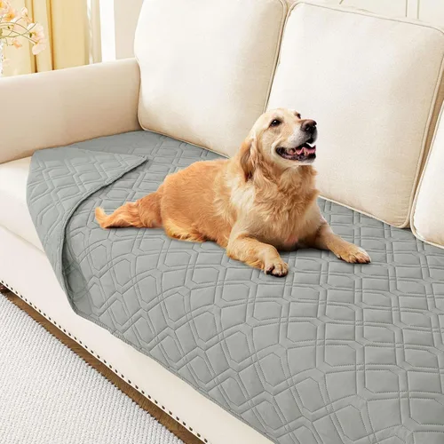 Vista 103 de hyha - Manta impermeable para cama de perro, mantas suaves para mascotas, funda impermeable para sofá para perros, fundas reversibles lavables