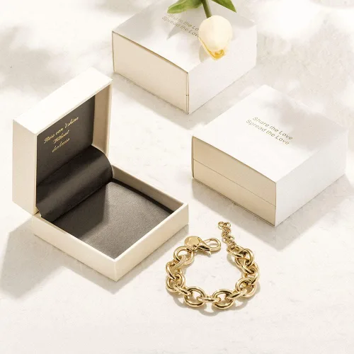 Vista 2 de CIUNOFOR - Pulseras de eslabones de cadena chapadas en oro de 14 quilates para mujer, pulsera apilable con cuentas de plata delicada, joyería