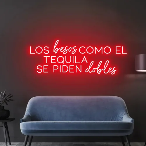 Vista 7 de Letrero de neón con texto en inglés «All You Need Is Tequila» de 23 pulgadas, para decoración de pared para el hogar, bar, pub, club