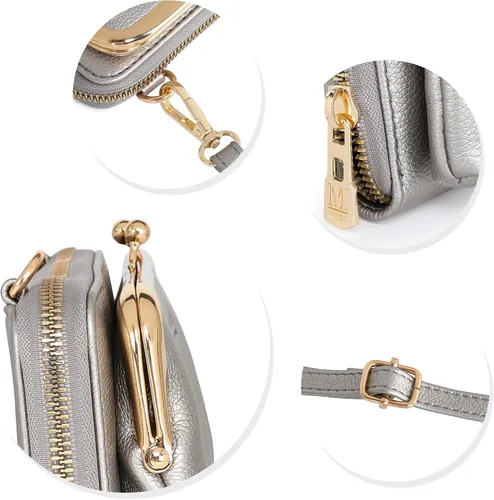 Vista 5 de Montana West Small Crossbody Cell Phone Purse for Women RFID Blocking Cellphone Wallet